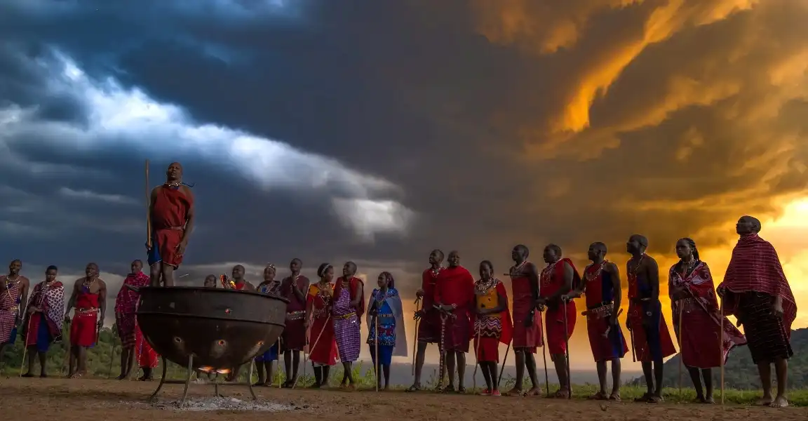 Sundowner Dance Maasai Mara